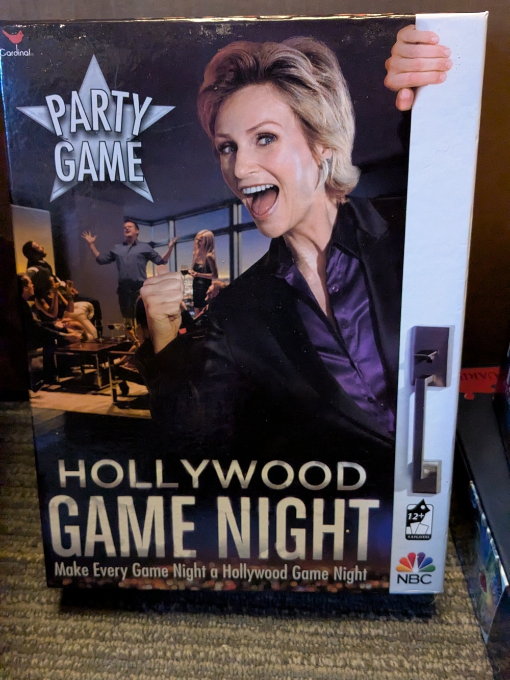 Hollywood Game Night Party Game - Black & Purple by